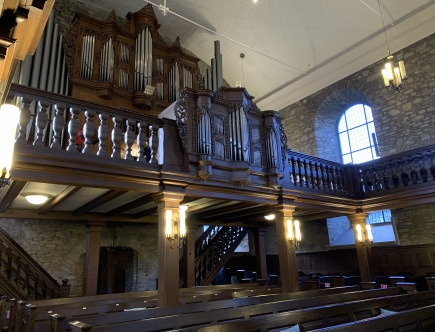 Ein Teil der Orgel stammt aus dem Jahr 1749